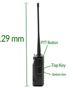 Anytone At-D878uvii Plus Digital Dmr Dual-Band Handheld Commercial Radio with Encryption Capabilities