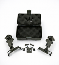 Arc Rail Adapter for MICH, ACH, Ops Core Helmets – Amp Style Walker's and Howard Leight Earmuff