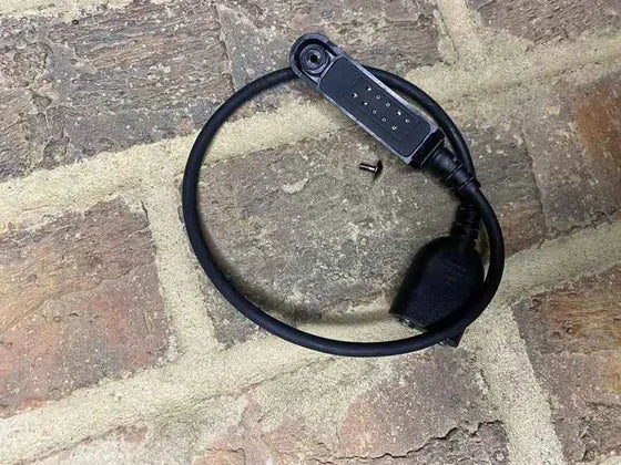 Baofeng 2 pin radio adapter waterproof connection to Kenwood K1 2 pin type connection.