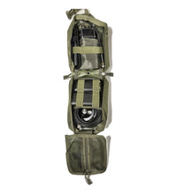 UV-5RM Vehicle Radio Go Bag Kit packed in Ranger Green MOLLE bag