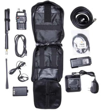 Radio Go Bag with Programmed Baofeng UV5R 8 Watt for Vehicles