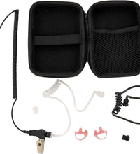 Covert One - Single Ear 3.5mm Headphones | Radio Earpiece | Tactical Headset | Ear Piece for Walkie-Talkie | Radio Ear Piece | Comfortable Molded Fit | 6 Ear Attachments (Straight Aux Fitting)