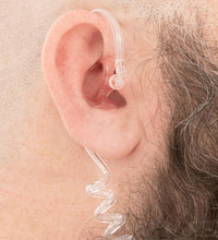 Covert One - Single Ear 3.5mm Headphones | Radio Earpiece | Tactical Headset | Ear Piece for Walkie-Talkie | Radio Ear Piece | Comfortable Molded Fit | 6 Ear Attachments (Straight Aux Fitting)