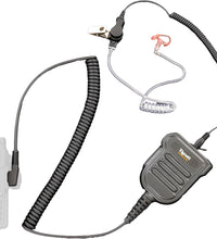 Covert One - Single Ear 3.5mm Headphones | Radio Earpiece | Tactical Headset | Ear Piece for Walkie-Talkie | Radio Ear Piece | Comfortable Molded Fit | 6 Ear Attachments (Straight Aux Fitting)