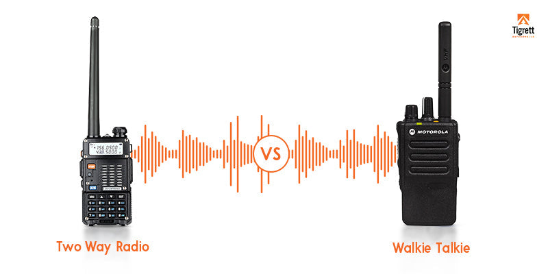 two way radio vs walkie talkie