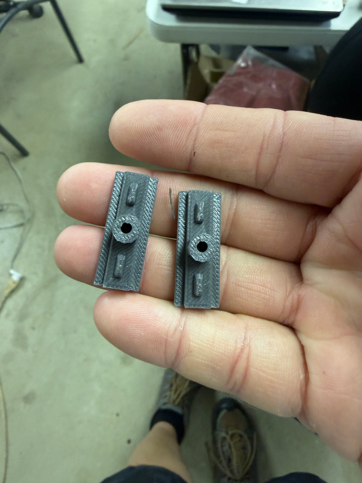 Mlock adapters for Earmuff Amp Style Earmuff brackets.