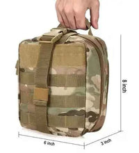 Ham Radio Go Bag with Tear-Away Velcro Back - Molle Compatible, Multi-Pocket Design for Radios, Cables, and Gear