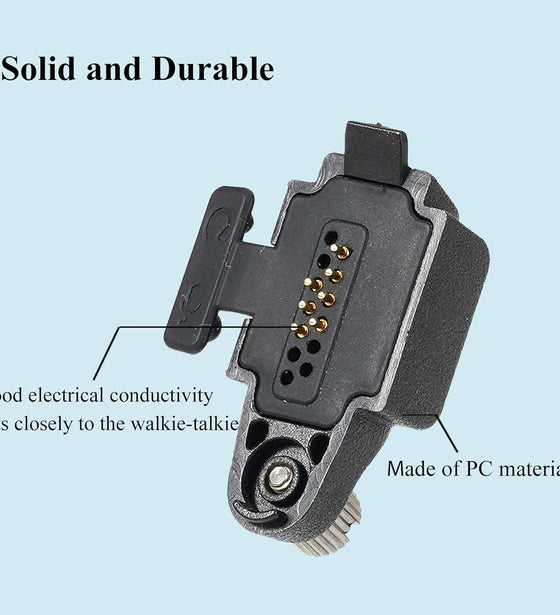 GP328Plus to Kenwood K1 2-PIN Audio Adapter - Compatible with Retevis RT29, Ailunce HD1, and More