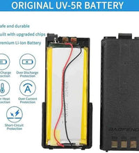 Baofeng UV-5R Battery - 3800mAh Extended Battery with USB-C Charging Port