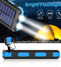 Solar USB Charger for Go Bags - Green Solar Charger for Cell Phones, Ham Radios, Flashlights & More