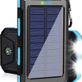 Solar USB Emergency Radio Charger for Go Bags - Green Solar Charger for Cell Phones, Ham Radios, Flashlights & More