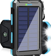 Solar USB Charger for Go Bags - Green Solar Charger for Cell Phones, Ham Radios, Flashlights & More