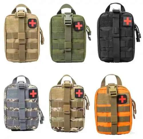 Ham Radio Go Bag with Tear-Away Velcro Back - Molle Compatible, Multi-Pocket Design for Radios, Cables, and Gear