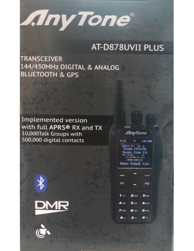 Anytone AT-D878UVII PLUS DMR Digital and Analog with Encryption capabilities.