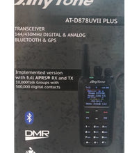 Anytone At-D878uvii Plus Digital Dmr Dual-Band Handheld Commercial Radio with Encryption Capabilities