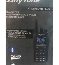 Anytone At-D878uvii Plus Digital Dmr Dual-Band Handheld Commercial Radio with Encryption Capabilities