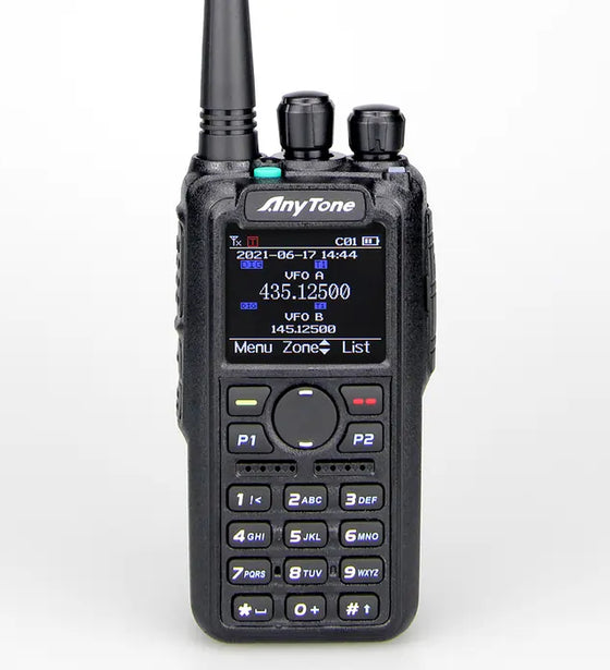 Anytone At-D878uvii Plus Digital Dmr Dual-Band Handheld Commercial Radio with Encryption Capabilities