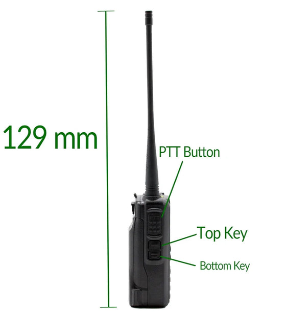 Anytone At-D878uvii Plus Digital Dmr Dual-Band Handheld Commercial Radio with Encryption Capabilities