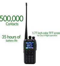 Anytone At-D878uvii Plus Digital Dmr Dual-Band Handheld Commercial Radio with Encryption Capabilities