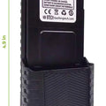 Baofeng UV-5R Battery - 3800mAh Extended Battery with USB-C Charging Port