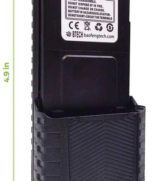 Baofeng UV-5R Battery - 3800mAh Extended Battery with USB-C Charging Port