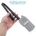 Antenne Pliable SMA Femelle 108 Cm Pour Radio Baofeng - Gain 2.15 DBi, VHF/UHF (144/430 MHz), Portable Pour Randonnée - 9