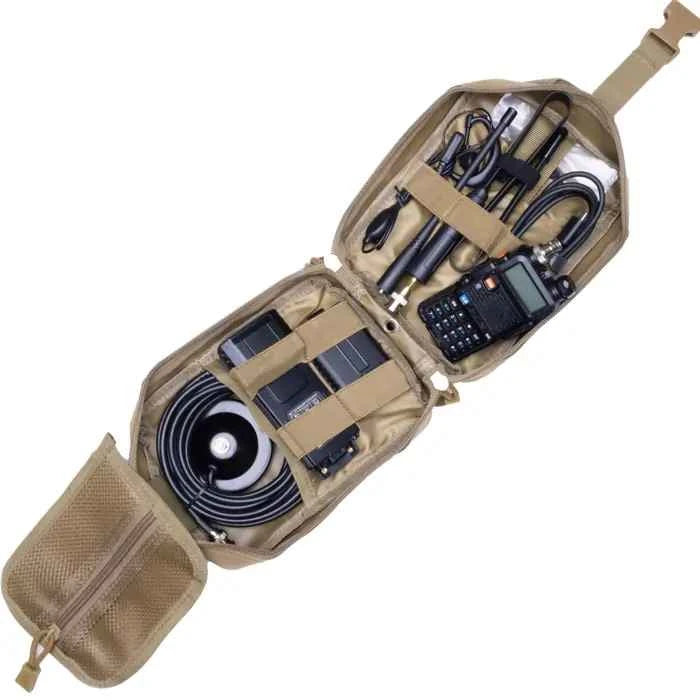 Radio Go Bag with Baofeng BF-F8HP 8 Watt Programmed Vehicle Radio and Nagoya NA771