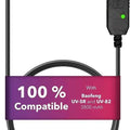 USB Charging Cable with LED Indicator for Baofeng UV5R Extended Batteries – Fast & Reliable Charging