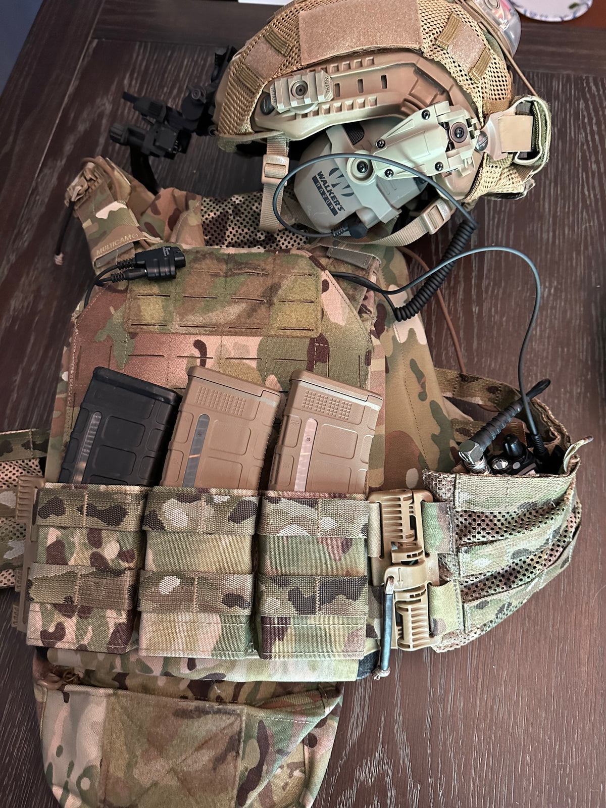 SMC cable (Shoot, Move, Communicate) Baofeng, Yaesu radios to Auxiliary Port for Electronic Earmuffs