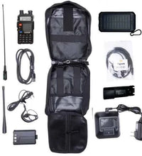 Radio Go Bag with Baofeng BF-F8HP, Portable Solar Charger & High-Power + Nagoya NA771