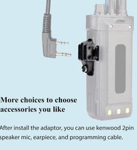 GP328Plus to Kenwood K1 2-PIN Audio Adapter - Compatible with Retevis RT29, Ailunce HD1, and More