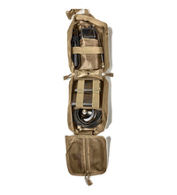 UV-5RM Vehicle Radio Go Bag Kit packed in Coyote MOLLE bag