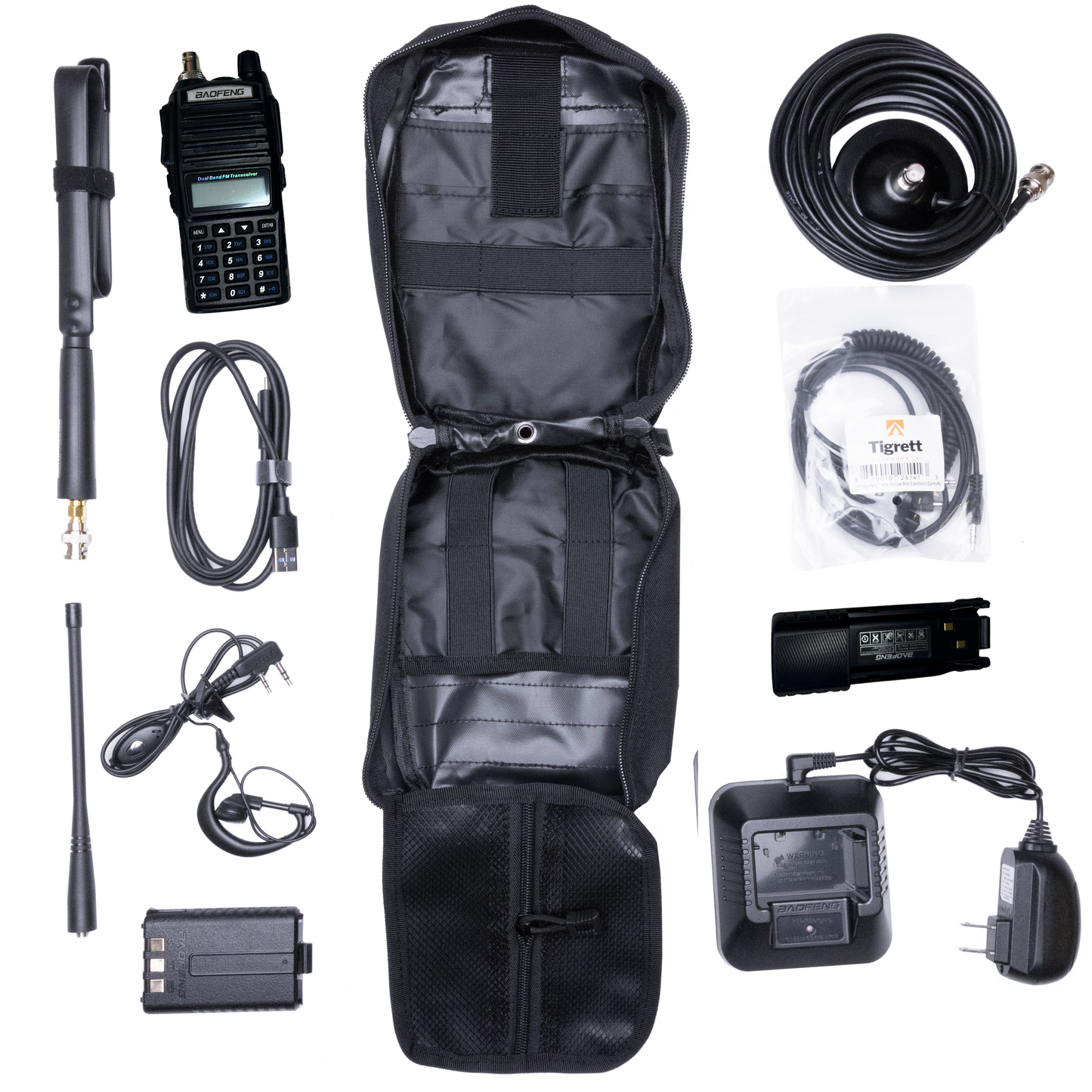 Radio Go Bag for Vehicles with UV82HP Programmed Radio