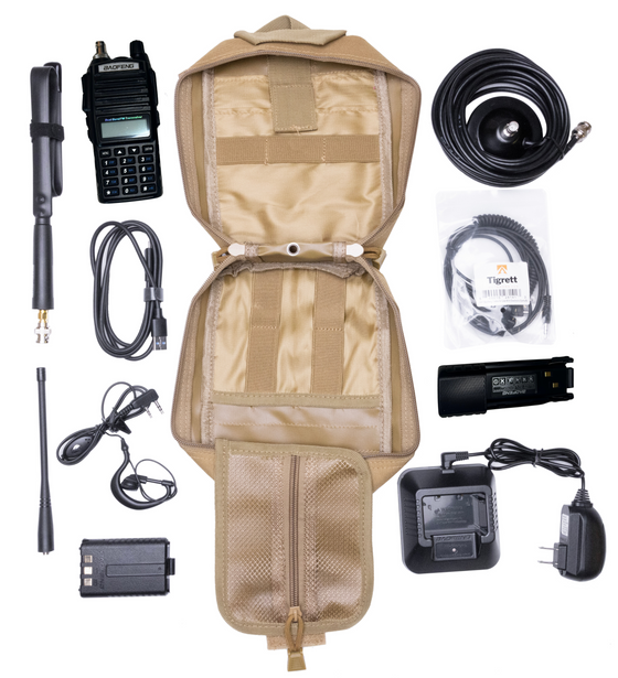 UV82 Vehicle Radio Go Bag for with Magnet Mount Antenna and UV82HP Programmed Radio