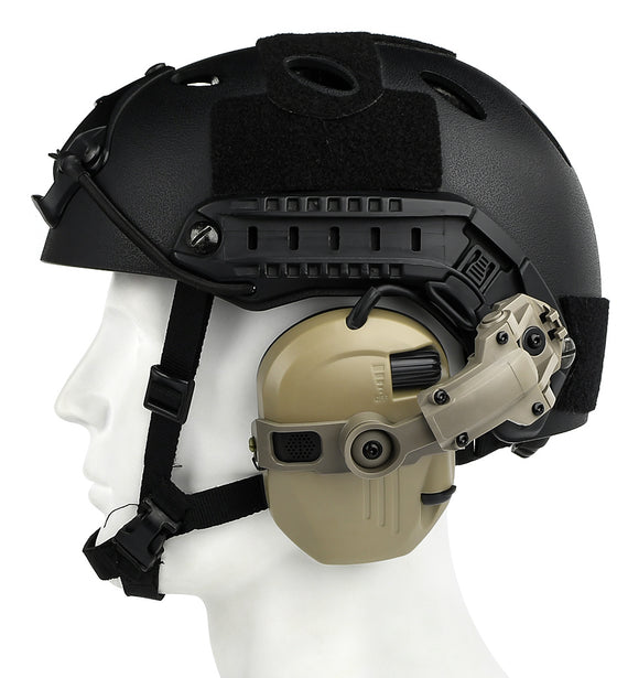 Arc Rail Adapter for MICH, ACH, Ops Core Helmets – Amp Style Walker's Earmuff