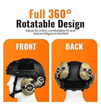 Arc Rail Adapter for MICH, ACH, Ops Core Helmets – Amp Style Walker's and Howard Leight Earmuff