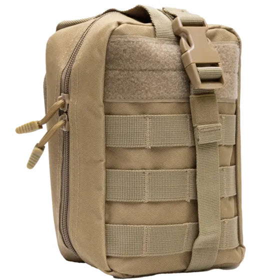 Ham Radio Go Bag with Tear-Away Velcro Back - Molle Compatible, Multi-Pocket Design for Radios, Cables, and Gear