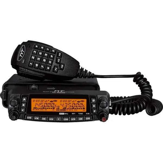 TYT TH-9800 Quad Band 50W Mobile Radio with Cross-Band Repeater - Detachable Faceplate, 800 Memory Channels