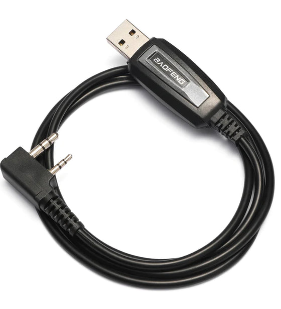 Baofeng Programming Cable For UV5R / UV82 / K-Type Radio - No Driver Needed